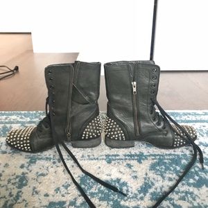 Steve Madden Studded Combat Boot